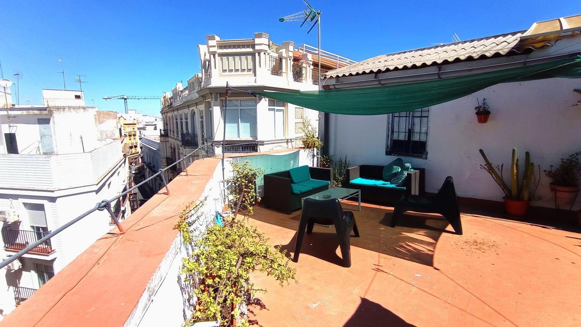 Preciosa Habitacion En Pleno Centro De Sevilla Ideal Para Hacer Turismo Y Vivir La Ciudad Exterior foto